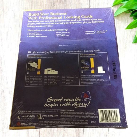 Avery Laser Printer Post Cards 5389 4"X6"  100 Cards New Sealed - Picture 2 of 2